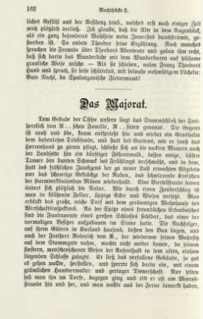 Das Majorat
