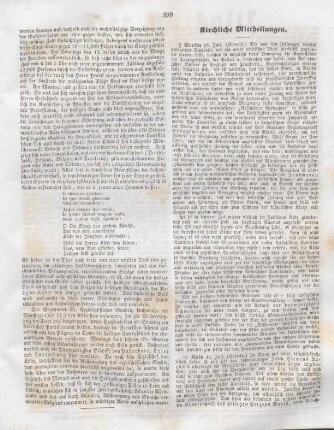399-400 Kirchliche Mittheilungen
