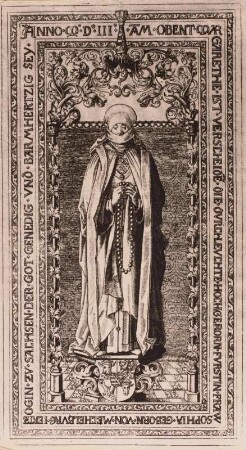 Sophia von Mecklenburg, Herzogin von Sachsen, Tafel 71/1, Kupferstich nach Grabplatte