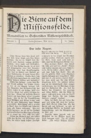 Nummer 5. Mai 1914