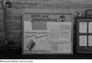 Wandzeitung der Wertpapierdruckerei Leipzig