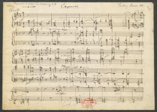 Capriccios (instr.); pf; e-Moll; op. 15