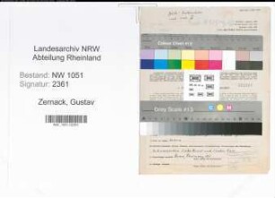 Entnazifizierung Gustav Zernack , geb. 19.12.1899 (Polizist)