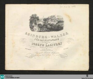 Edinburg-Walzer für das Pianoforte : 88tes Werk