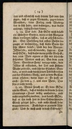 14-28, §. 20. Weiter sprach er: Er bitte Gott um Gnade, daß er möchte ...