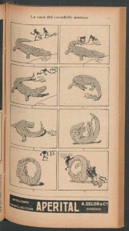 La caza del cocodrilo ansioso - [Cómic]