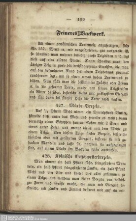 Feineres Backwerk