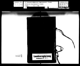 Kopial Leipziger Kreis / Alte Aufschrift: "Leipzigisch Copial"