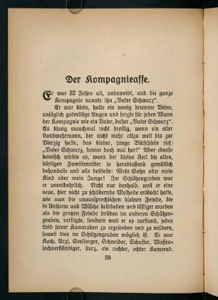 58-67, Der Kompagnieaffe
