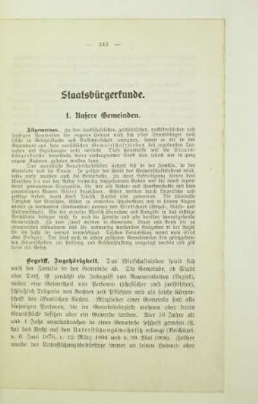Staatsbürgerkunde