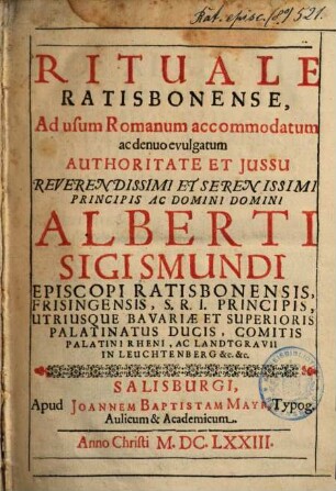 Rituale Ratisbonense