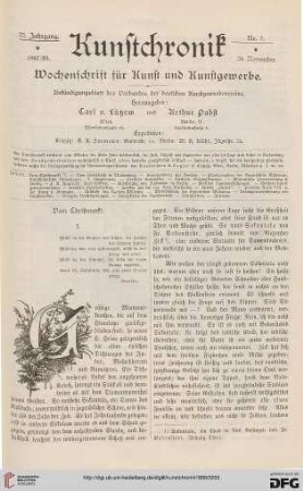 Heft 7 (24. November 1887)