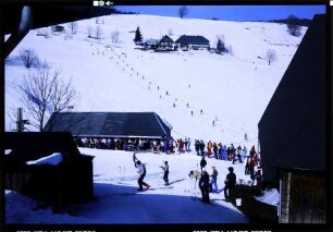 Hofsgrund: Durchblick zum Skilift