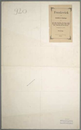 General-Karte von Frankreich