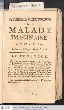 Le Malade Imaginaire