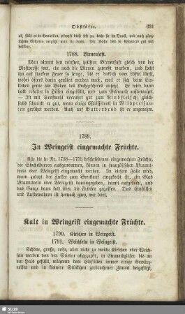 36. In Weingeist eingemachte Früchte