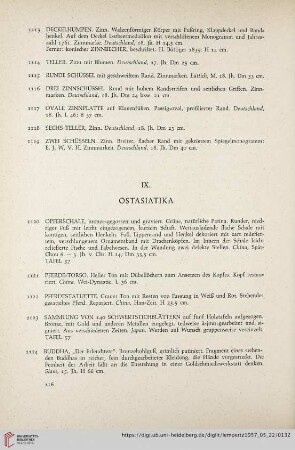 IX. Ostasiatika (Nr. 1120 - 1149)
