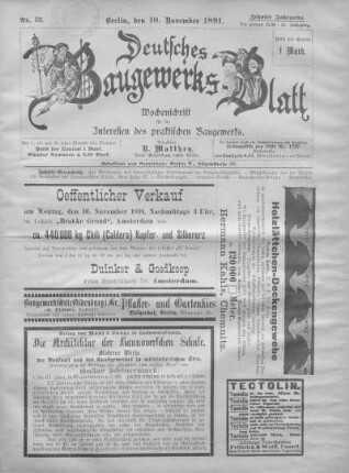 51. Jahrgang, Nr. 32.