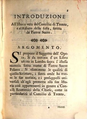 Istoria Del Concilio Di Trento : Divisa In Tre Parti, 1