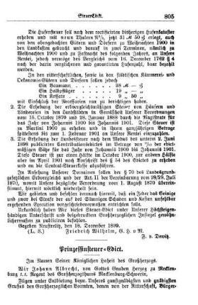 Prinzessinsteuer-Edict.