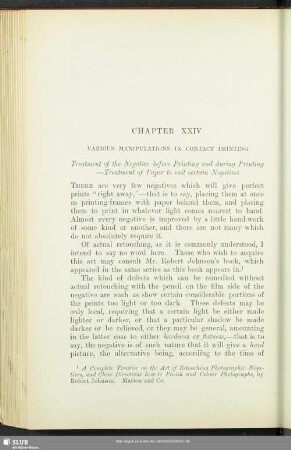 Chapter XXIV Various Manipulations In Contact Printing
