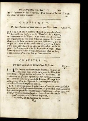 Chapitre V. Des Idées simples qui nous viennent par divers Sens
