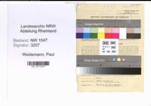 Entnazifizierung Paul Weidemann , geb. 28.12.1905 (Polizist)