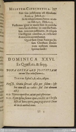 Dominica XXVI. Ex Quaest. 62. & seqq.