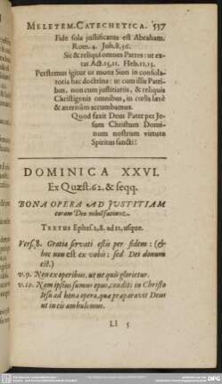 Dominica XXVI. Ex Quaest. 62. & seqq.