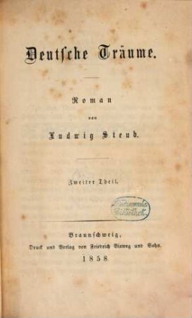 Deutsche Träume : Roman, 2