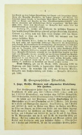 II. Geographischer Überblick