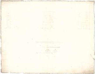 Speeth, Ferdinand; Polizeigebäude - Grundrisse, Teilansicht