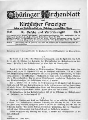 Nr. 2 : 1. März 1935
