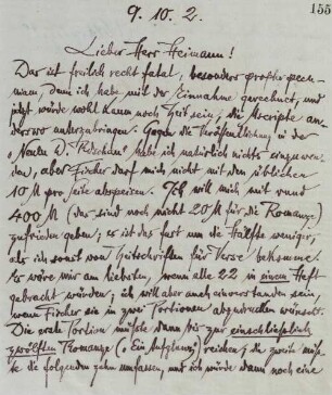 Brief an Moritz Heimann