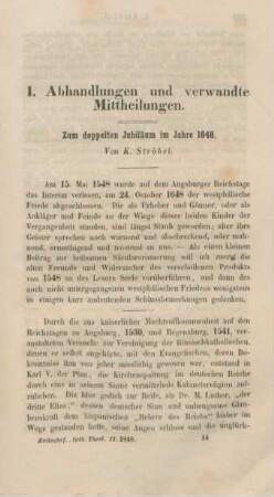 201-231 Zum doppelten Jubiläum im Jahre 1848
