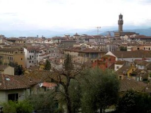 Florenz : Stadtansicht unterhalb von San Miniato al Monte