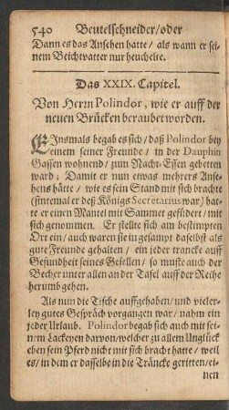 Das XXIX. Capitel.