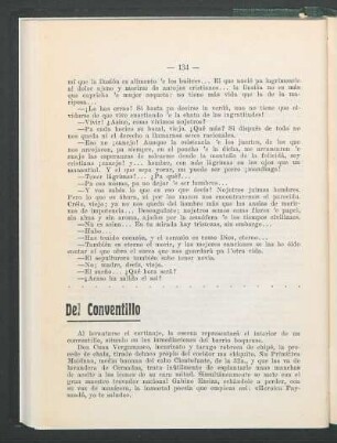 Del Conventillo