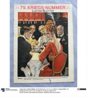 Lustige Blätter. 79. Kriegsnummer. Jg. 31, No. 6