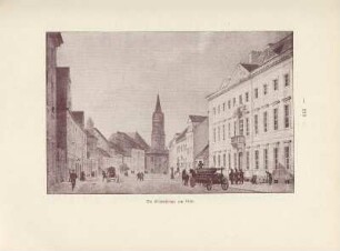 Die Klosterstraße um 1830