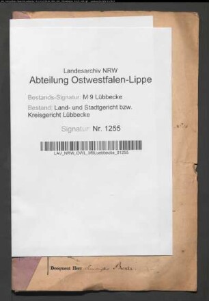 Erblasser: Schwein, Sophie Charlotte: