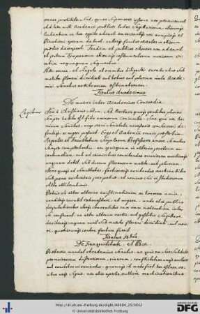 [fol. 6] Titulus 13tius: De tranquillitate et pace