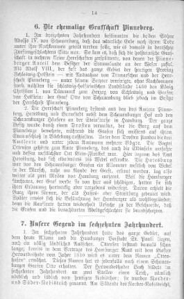 7. Unsere Gegend im sechzehnten Jahrhundert.