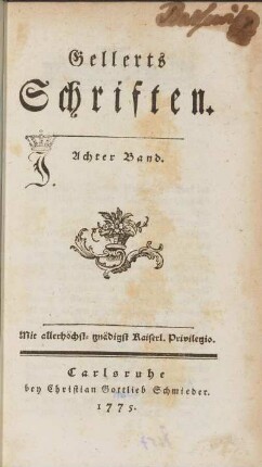 Achter Band: [...]