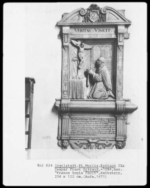 Epitaph für Caspar Frank Ortraud