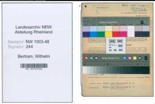 Entnazifizierung Wilhelm Bertram , geb. 28.07.1908 (Sparkassensekretaer)