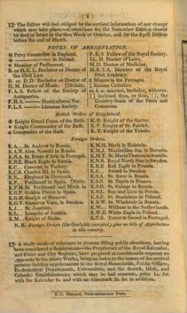 The Royal kalendar and court and city register for England, Scotland, Ireland and the colonies : for the year .... 1825