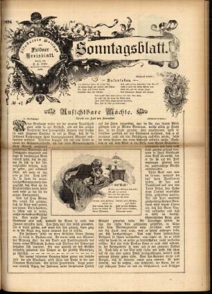Ausgabe vom Sonntag, den 14. Oktober 1894.