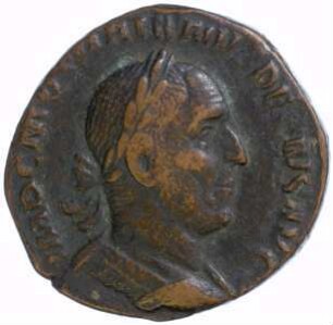 Münze, Sesterz, 249 - 251