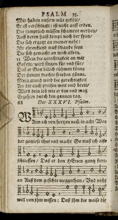 Der XXXVI. Psalm. - Der L. Psalm.